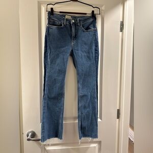 Anthropologie Pilcro the yaya Straight Leg two toned Jeans/ size 27